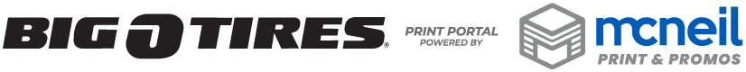 Big O Tires McNeil Print Portal Logo